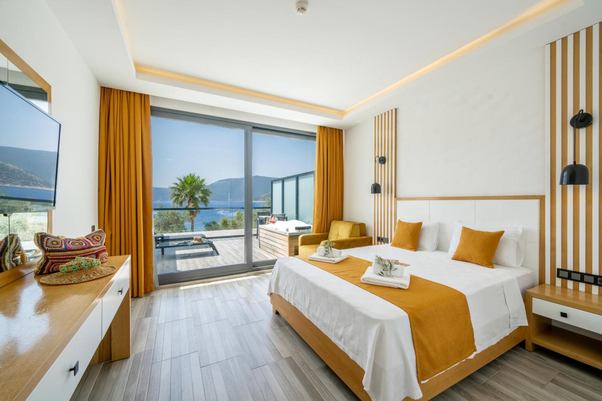 Kalkan Beach Park Hotel Kas Exterior photo