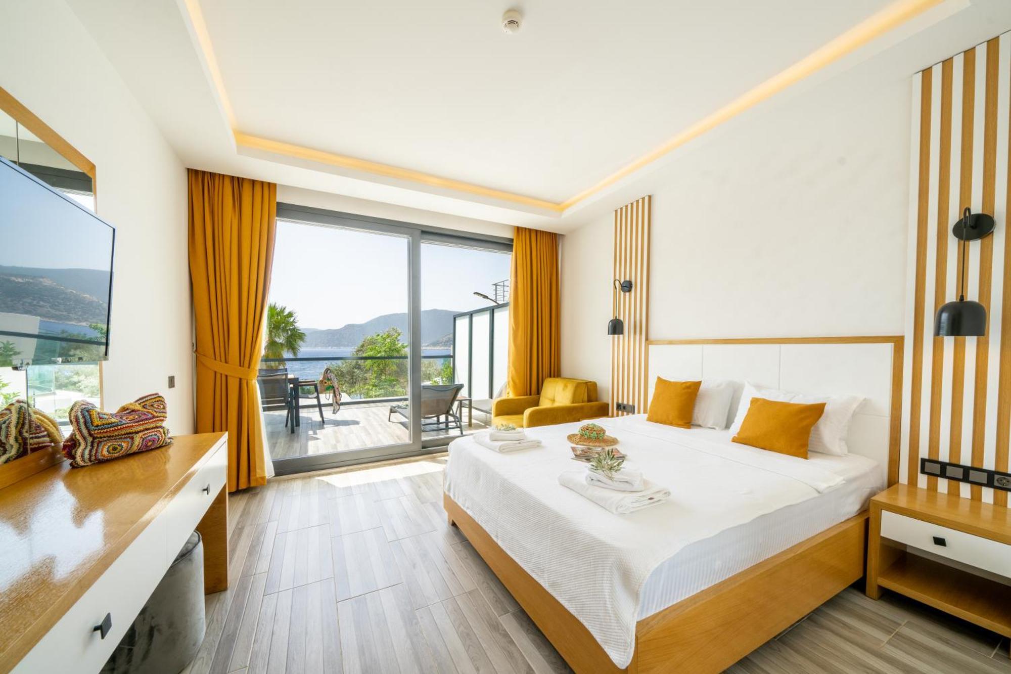 Kalkan Beach Park Hotel Kas Exterior photo